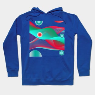 Abstract Digital Neo Geometric Hoodie